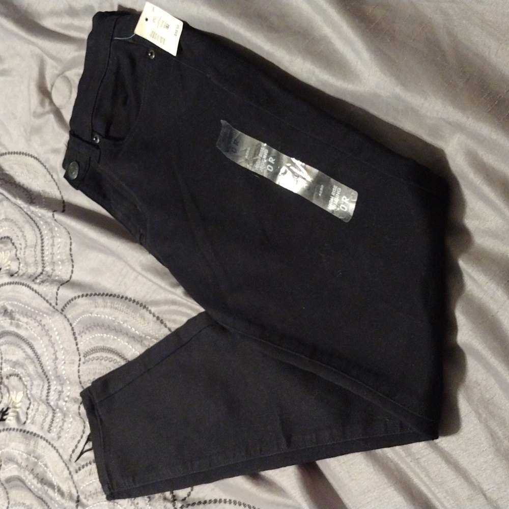 New Aeropostale high rise jeggings black size 0R